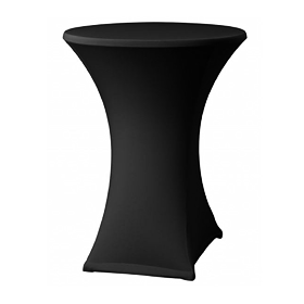 Bistrotisch rund ⌀ 80 cm + Stretch-Tischdecke